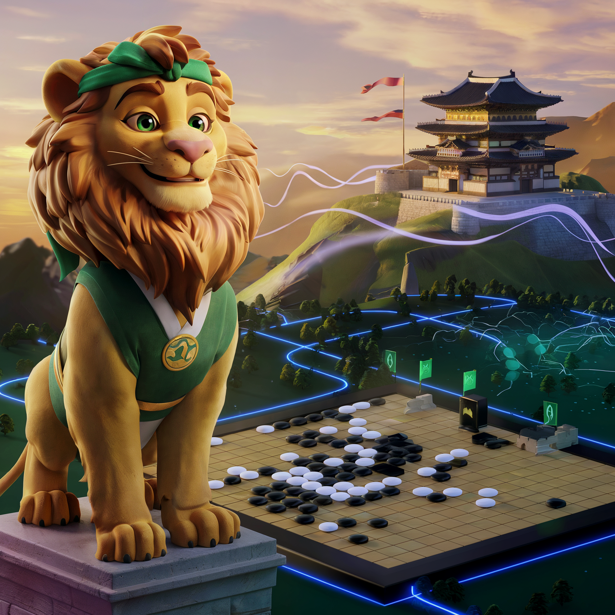 점령전 게임 화면